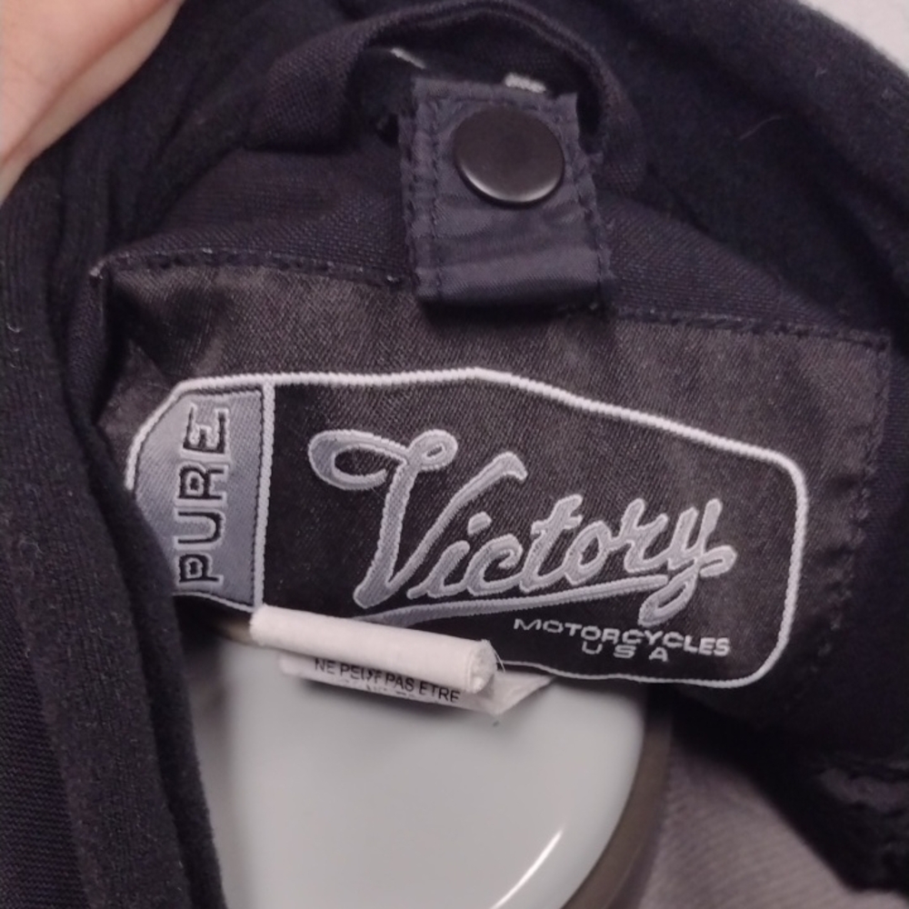 Victory Pure Men's Sleek Black Performance Jacket, Motorcycles - Picture 2 of 16